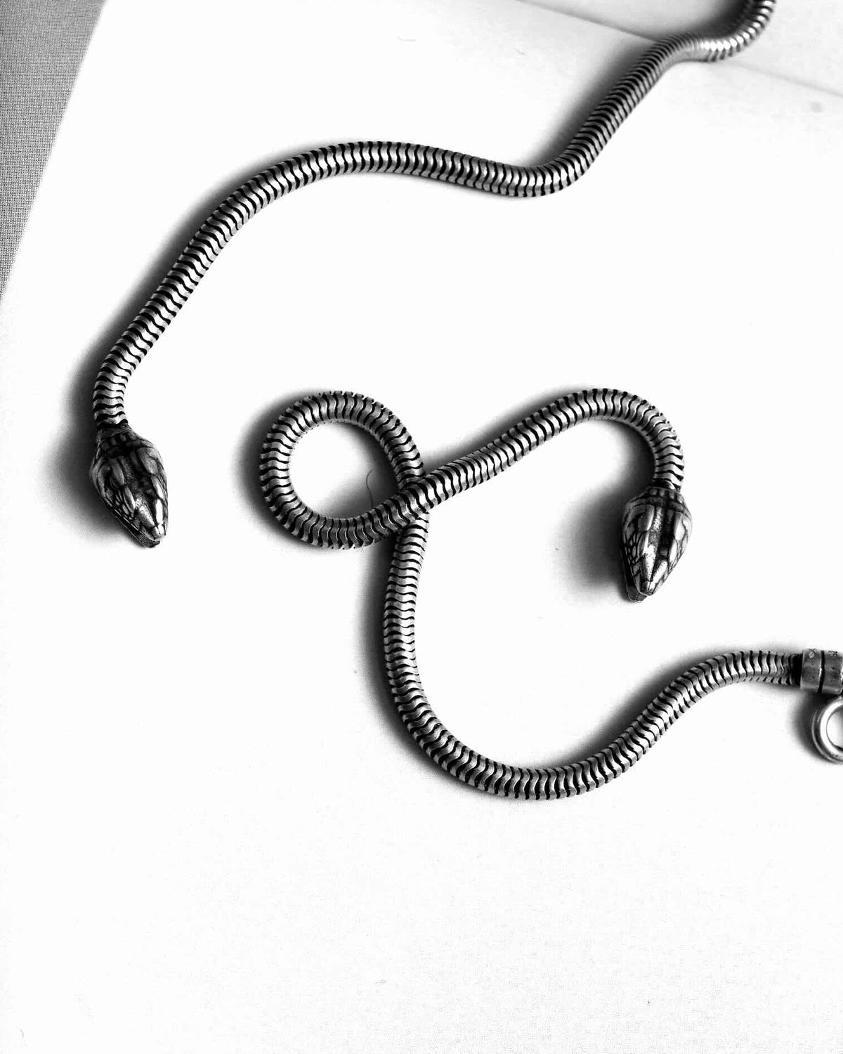 silver 25 bracelet snake