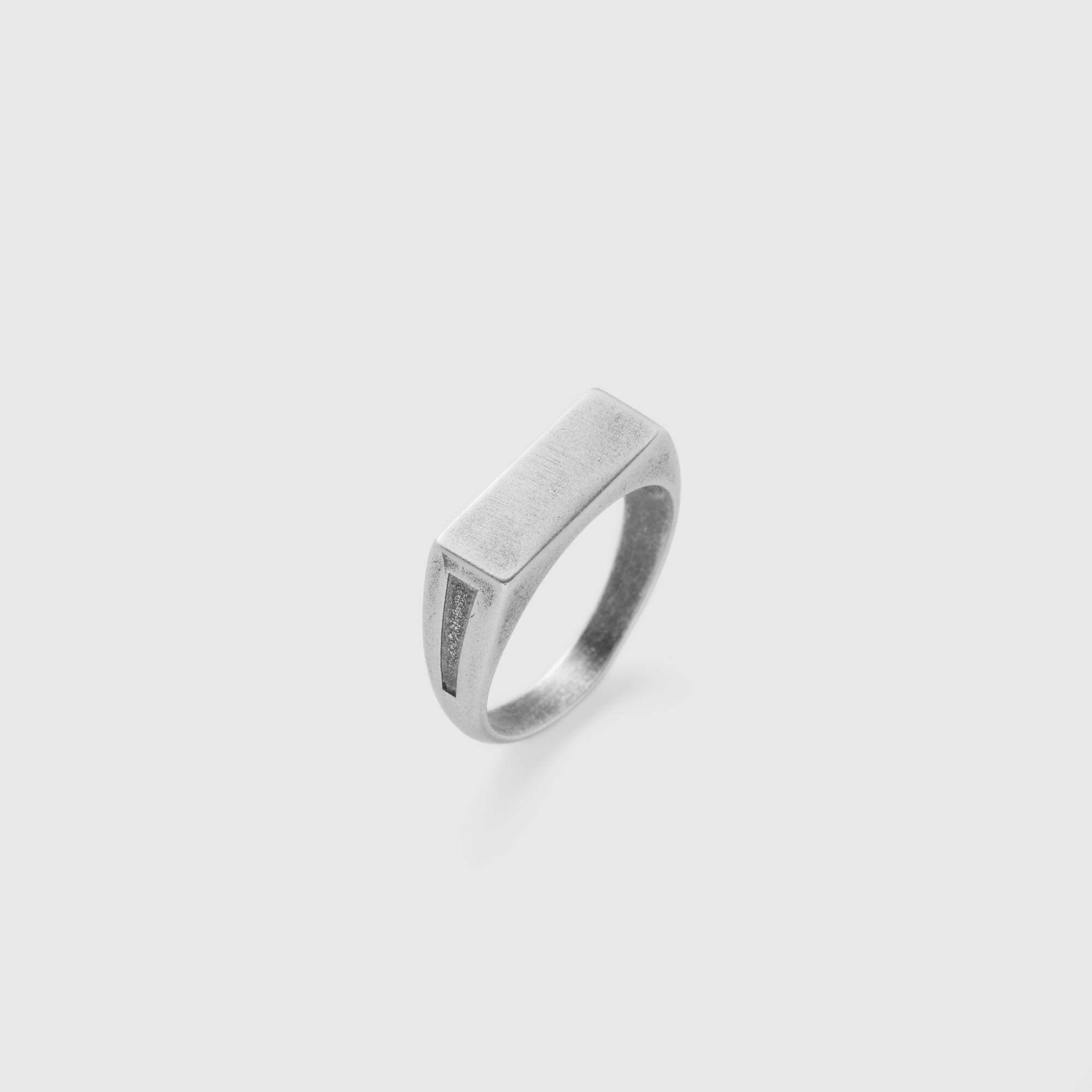 silver ring with a unique design on a white background 925 blue serpent
