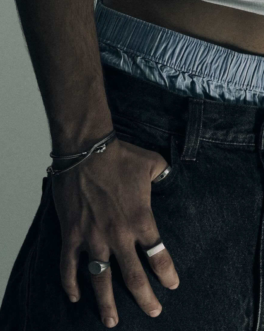 925 silver blue serpent rings