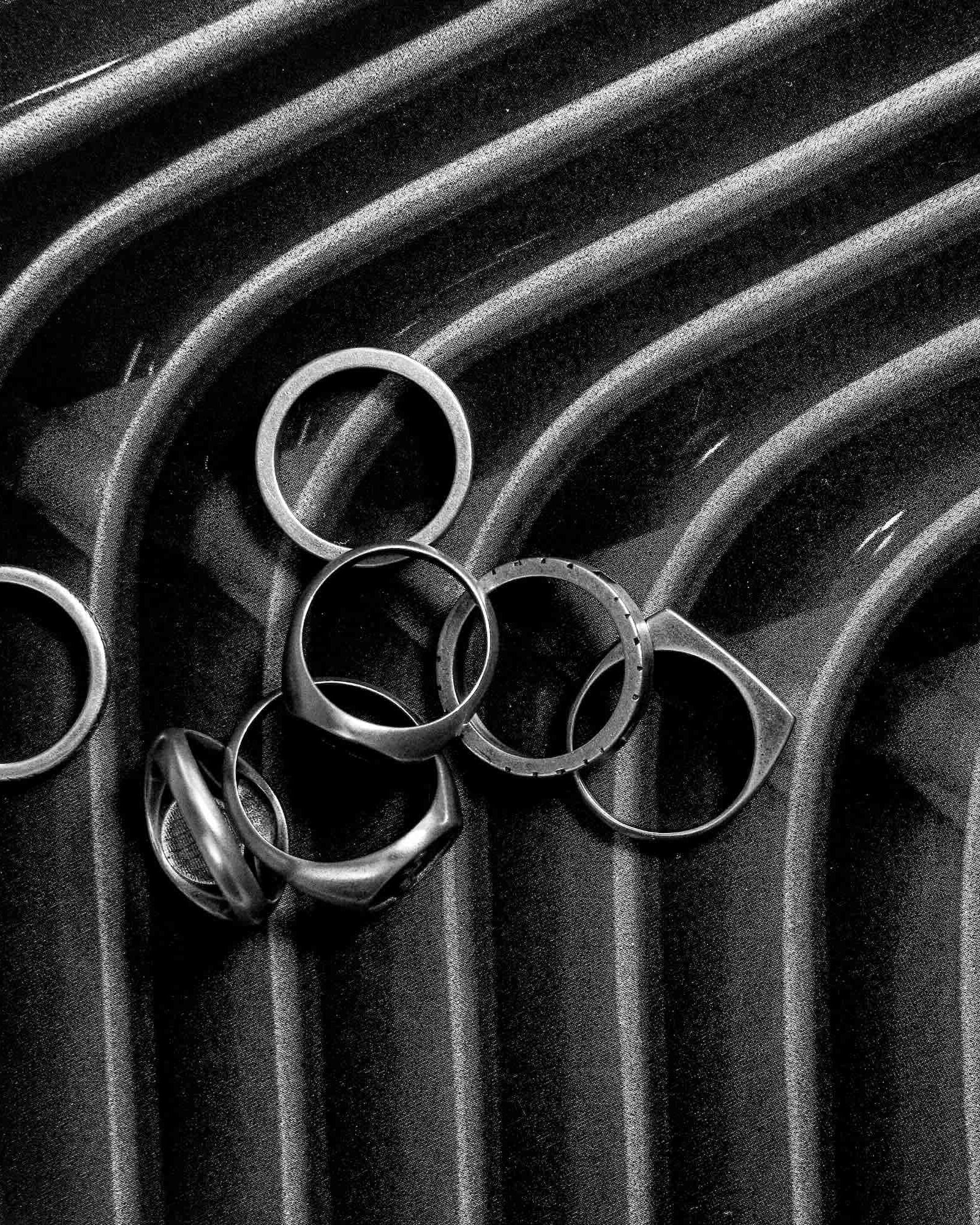 925 blue serpent silver rings