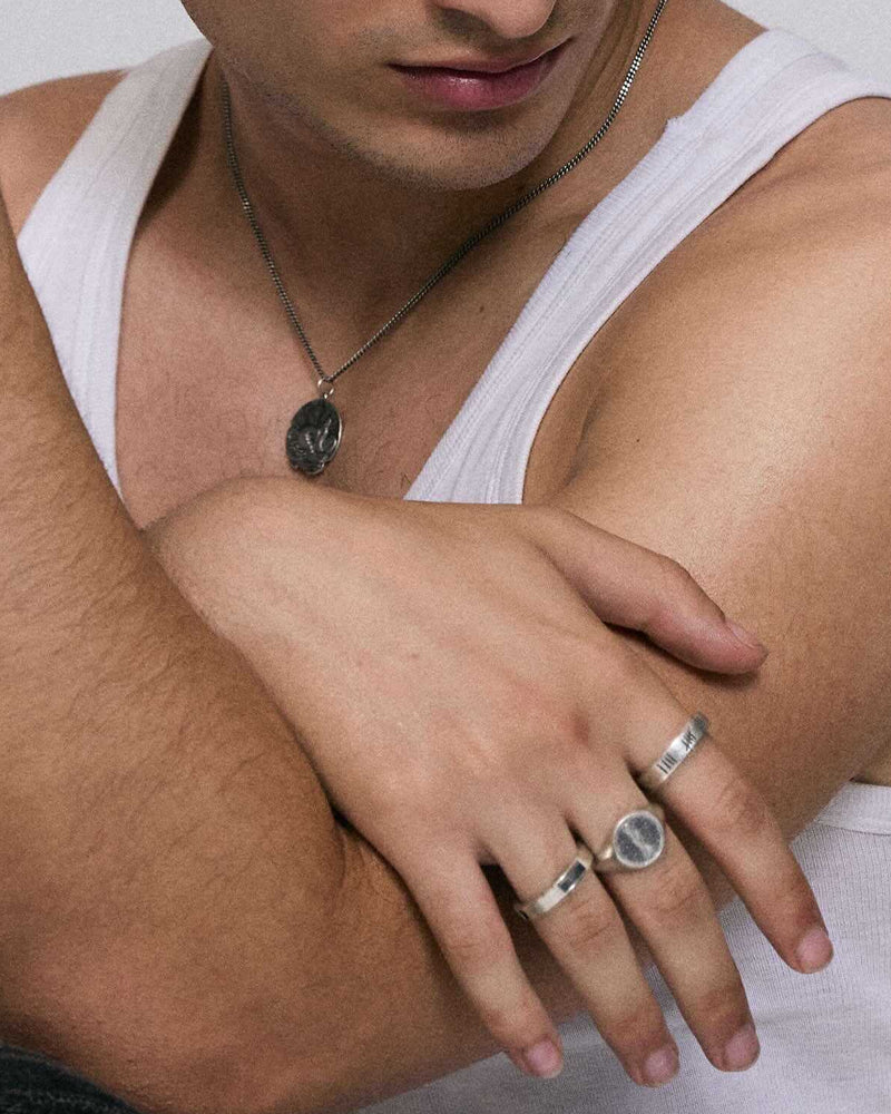 time 925 silver ring